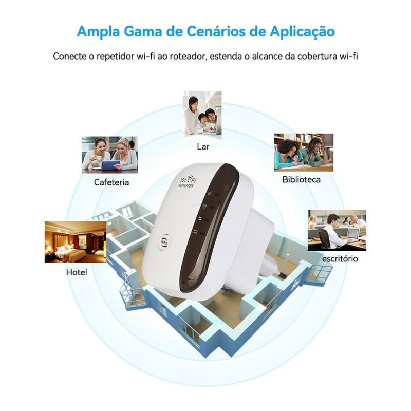 Amplificador Sinal Wi-Fi 300Mbps