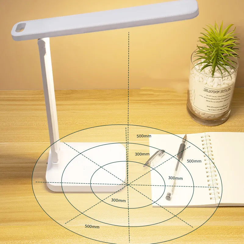 LED Abajur Lâmpada de mesa para leitura USB recarregável