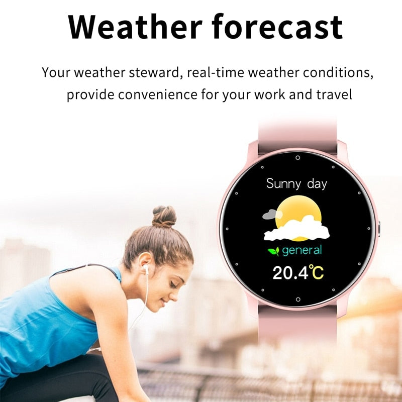 SmartWatch - Lige relógio inteligente, tela de toque completa para esporte e fitness à prova de água com bluetooth para Android/IOS