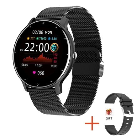 SmartWatch - Lige relógio inteligente, tela de toque completa para esporte e fitness à prova de água com bluetooth para Android/IOS