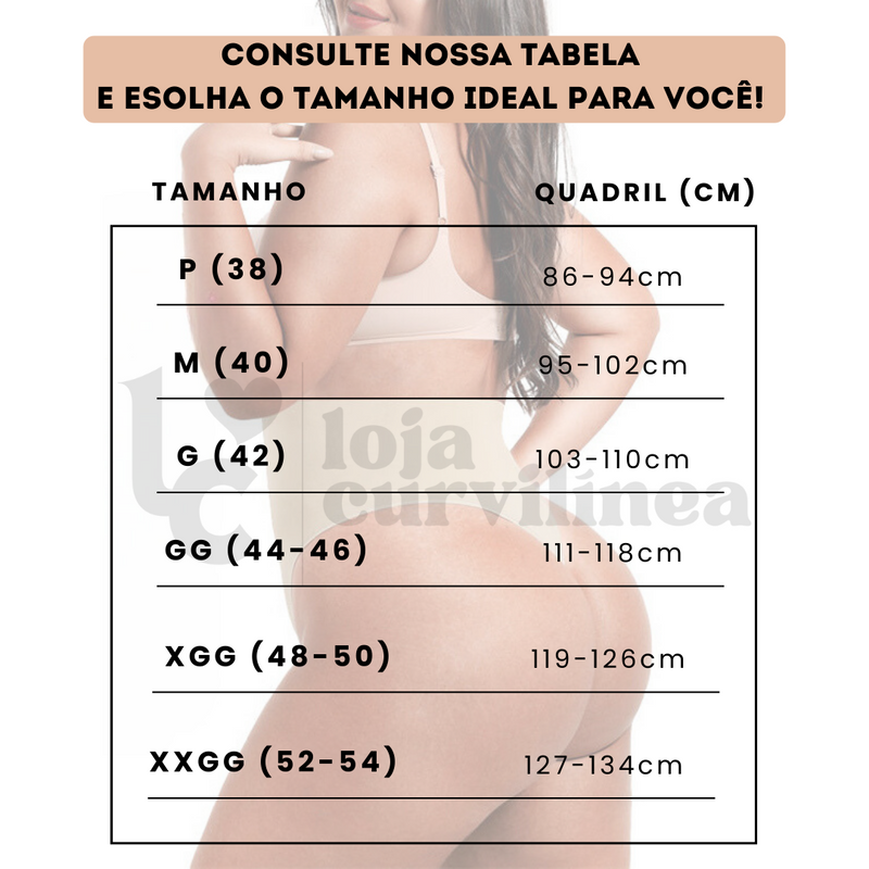 Calcinha Modeladora - PAGUE 1 LEVE 3!